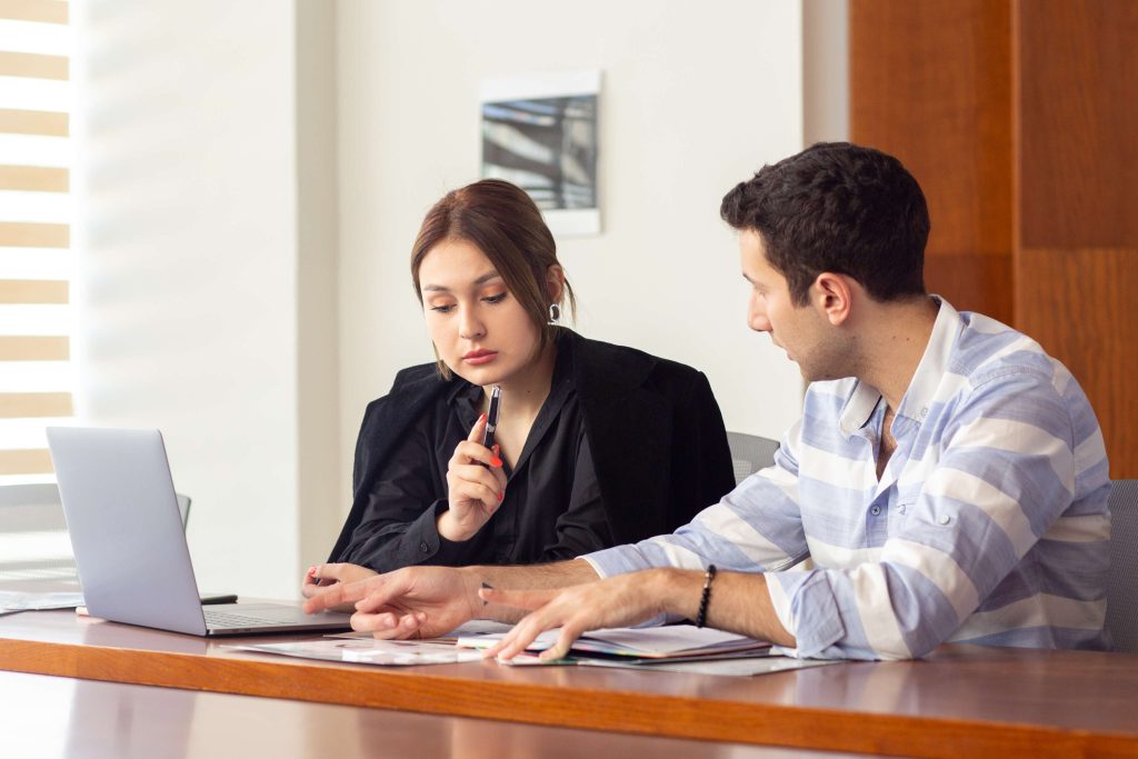Professional bail bond consultation in California office