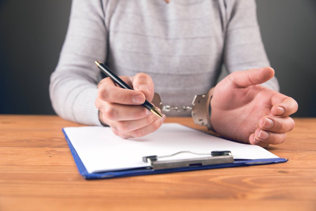 Professional bail bond consultation in California office